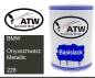 Preview: BMW, Onyxschwarz Metallic, 228: 500ml Lackdose, von ATW Autoteile West.